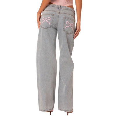 Emma | Bow Tie Jeans