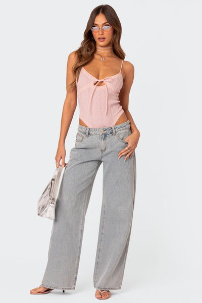 Emma | Bow Tie Jeans